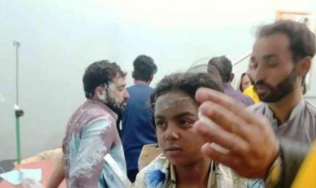 Gujar Khan; Eight injured in a gas explosion in village Chiharey