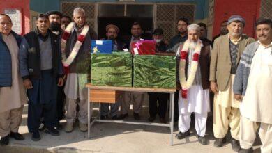 Gujar Khan: Two senior teachers of Higher Secondary School Bewal, Hafiz Muhammad Shabbir Sajid and Raja Abdul Jabbar retired from their service