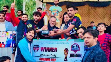 Rawat: Pakistan’s Abdullah Shah Memorial Football Tournament: Meheran Football Academy, Islamabad, Clinches Victory in the Final in Sohawa