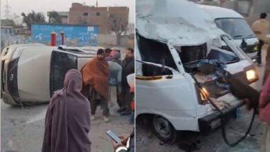 Kallar Syedan: Five vehicles collided in a traffic accident near Dhok Major on Kallar Syedan Rawat Road