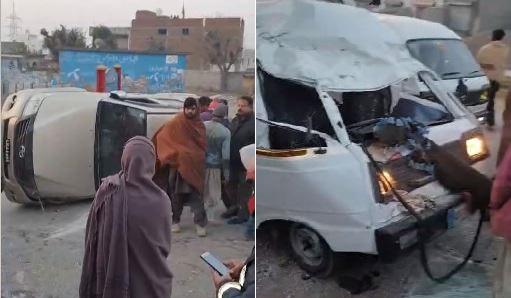 Kallar Syedan: Five vehicles collided in a traffic accident near Dhok Major on Kallar Syedan Rawat Road