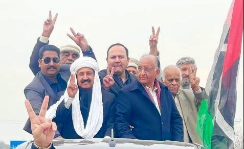 Kallar Syedan: Asif Ali Zardari’s Historic Arrival in Kahuta Ignites Enthusiastic PPP rally in Kallar Syedan