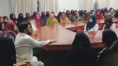 Kahuta: PPP women’s meeting under the management of Tehsil President Pakistan People’s Party Asif Rabbani Qureshi, Mehreen Anwar Raja’s election campaign continues.