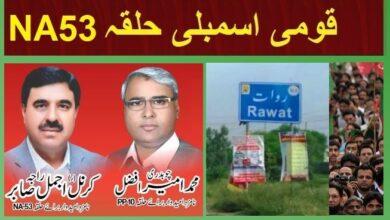 Rawat: NA 53 Constituency, health, education, water, electricity, gas facilities missing