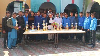 Gujar Khan: A sports award ceremony was held at Government Higher Secondary School Bewal