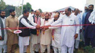 Kahuta: Inauguration of the road leading to Dhok Gala of Mauza Baroota at Jandi
