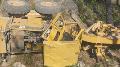 Kahuta; Bulldozer operator killed in a accident in Panjar Narh road