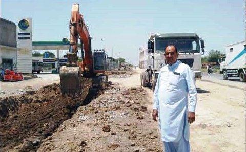 Kahuta; Construction work starts on Pindi road