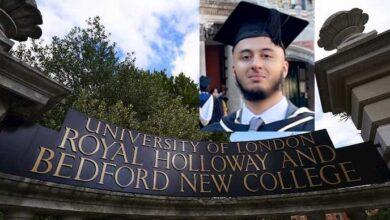 London; Mohammad Nameer Atlas Graduates with a Computer Science Degree from Royal Holloway, University of London