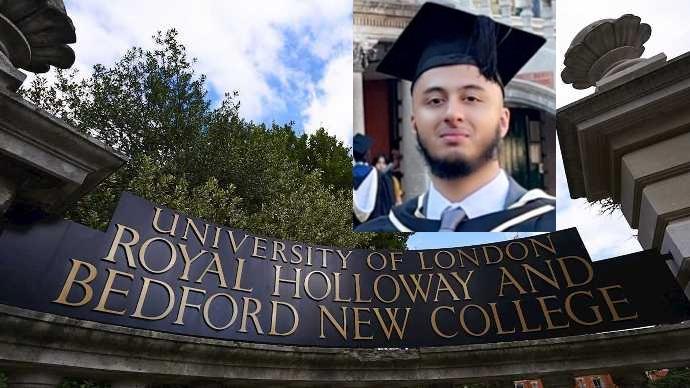 London; Mohammad Nameer Atlas Graduates with a Computer Science Degree from Royal Holloway, University of London