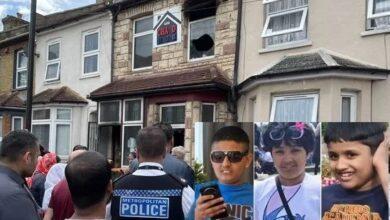 London: Funeral Held for Three British-Pakistani Children Who Died in East Ham House Fire