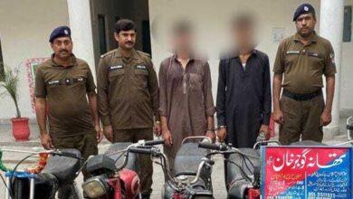 Gujar Khan Police Arrest Active Two-Member Bike-Lifting Gang, Recover 16 Stolen Motorcycles