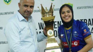 London; Burnley footballer Sanah shines in women’s cup final in Karachi