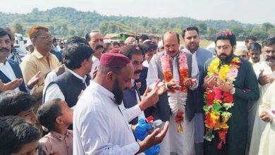 Kahuta: Raja Osama Sarwar and Raja Sagheer Ahmed inaugurated the Kahuta to Chauk Pindori road