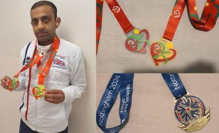 London: Ikhlaq Ahmed wins medals at transplant games