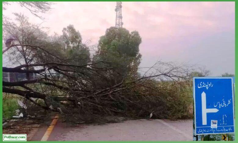 Kallar Syedan: Severe Storm Disrupts Power and Communication in Kallar Syedan