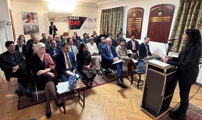 Norway: Pakistan Embassy in Oslo Holds Black Day Event in Solidarity with Kashmir