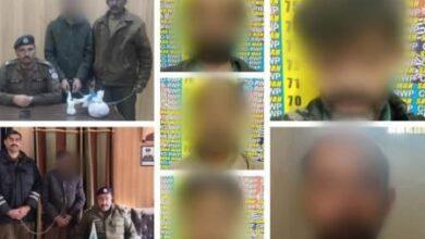Kahuta: Police have intensified their crackdown on drug peddlers eight arrested