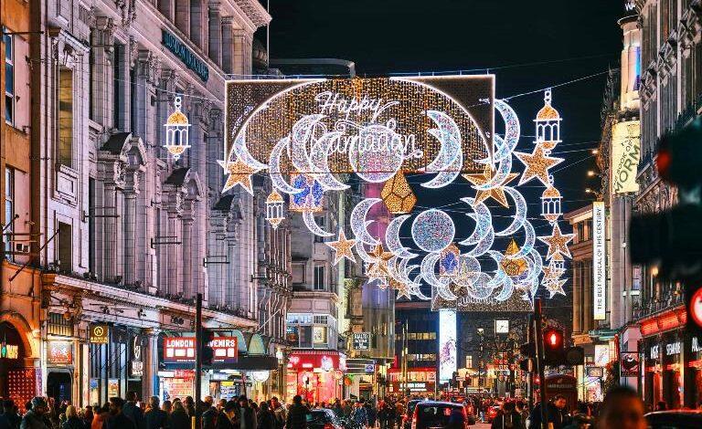 London: Ramadan 2025: Lights switched on in London’s Piccadilly Circus to mark month of Ramadan