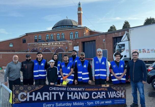 London: Chesham community hold Ramadhan charity hand car wash