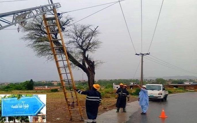 Kallar Syedan ; Severe Storms Wreak Havoc; Prolonged Power Outages Paralyze Daily Life