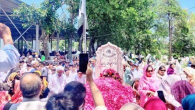Kahuta Rally on Youm-e-Takbeer: Brig (R) Javed Ahmed Satti Leads Hundreds to Dr. Abdul Qadeer Khan’s Grave to Pay Tribute