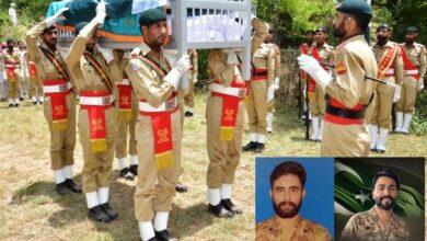 Gujar Khan: Major Syed Muiz Abbas Shah and Soldier Ansar Mehmood Embrace Martyrdom Fighting Khawarij Militants