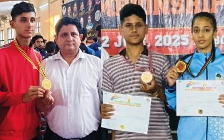 Kallar Syedan Student Wins Gold for Pakistan Army at National Karate Championship