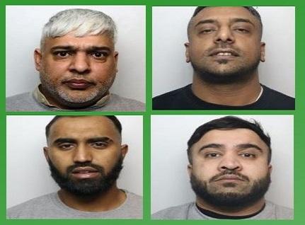 London: Four men from Keighley jailed for 30 years