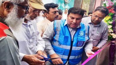 London / Bewal: water filtration plant has been inaugurated in Bewal’s main bazaar by M Saeed of Slough