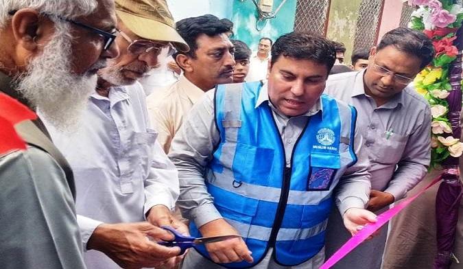 London / Bewal: water filtration plant has been inaugurated in Bewal’s main bazaar by M Saeed of Slough