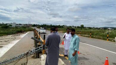 Kallar Syedan: Flash Flood in Choa Khalsa Causes Main Power Pole to Collapse