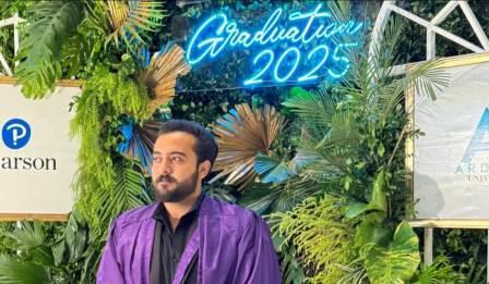 London: Malik Daniyal Awan successfully earned his law degree from the University of Bedfordshire