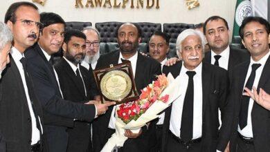 Kahuta: Grand Reception Held to Honor Newly Elected Punjab Bar Council Vice Chairman Ch M Ashfaq Kahut