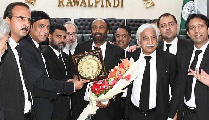 Kahuta: Grand Reception Held to Honor Newly Elected Punjab Bar Council Vice Chairman Ch M Ashfaq Kahut