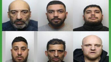 London: Six Dewsbury men jailed for over 37 years in £500,000 heroin and cocaine conspiracy