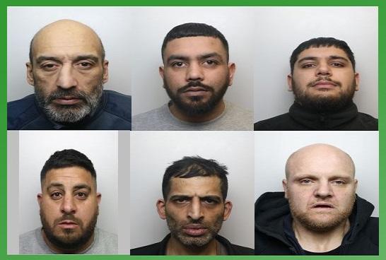 London: Six Dewsbury men jailed for over 37 years in £500,000 heroin and cocaine conspiracy
