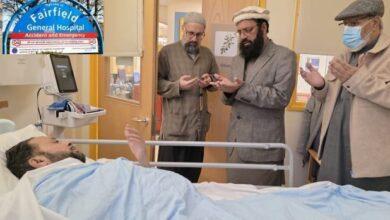 UK; Renowned Naat Khawan Syed Tahir Abbas Tirmizi, of Kanoha, is hospitalized in the UK