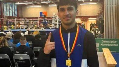 Belguim; Pakistani-Origin Abdullah Ahmad Wins Belgian Boxing Championship for the Third Consecutive Time