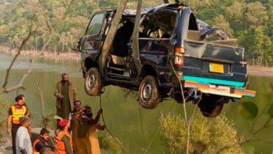 Kahuta: Speeding Hiace Falls into River Jhelum near Azad Pattan: 6 Dead, 5 Injured