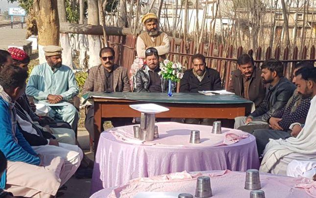 Gujar Khan: Special Meeting of Inqalabi Union Zone Gujar Khan Held at Mandra Railway Station