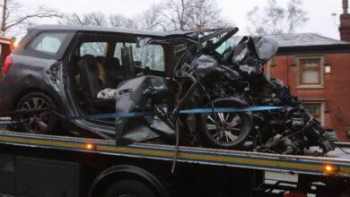 London: Four killed and five injured in head-on crash in Bolton