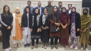 Rawat: Reception Held in Honor of Rawalpindi Women Volleyball Team