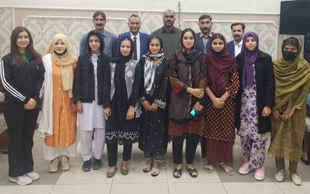 Rawat: Reception Held in Honor of Rawalpindi Women Volleyball Team