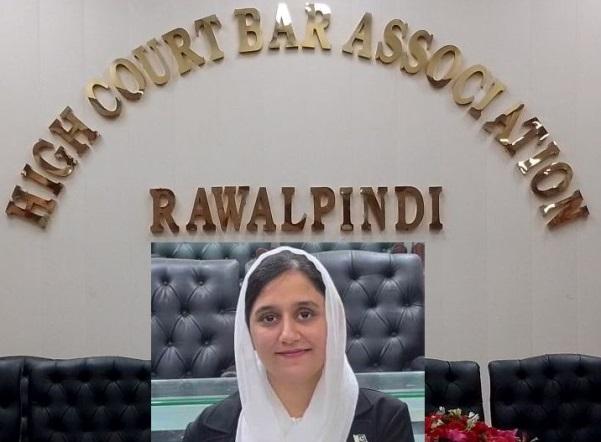 Kallar Syedan: Saba Faraz Raja of village Guff Elected as Additional Secretary of Rawalpindi High Court Bar Association