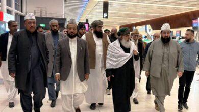 London: Dr Sajid Ur Rehman Arrives in UK for Urs Celebrations, Grand Reception in Manchester