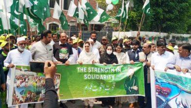Kallar Syedan: Solidarity Rally Held to Support Pakistan Armed Forces