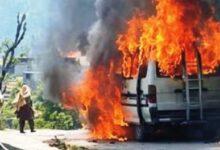 Kahuta: Shift Van Catches Fire Near Sore, Kahuta; Teachers Remain Safe
