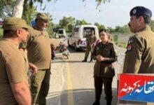 Kahuta: SP Saddar Anam Sher Reviews Security Arrangements in Kahuta Circle