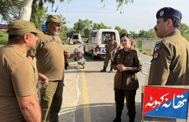 Kahuta: SP Saddar Anam Sher Reviews Security Arrangements in Kahuta Circle